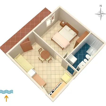 Апартаменты With A Parking Space Zaglav, Dugi Otok - 878 *